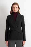 Blazer Cinturón Negro	 Nicopoly