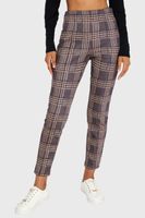 Calza Cuadrillé Pie De Poule Café Nicopoly