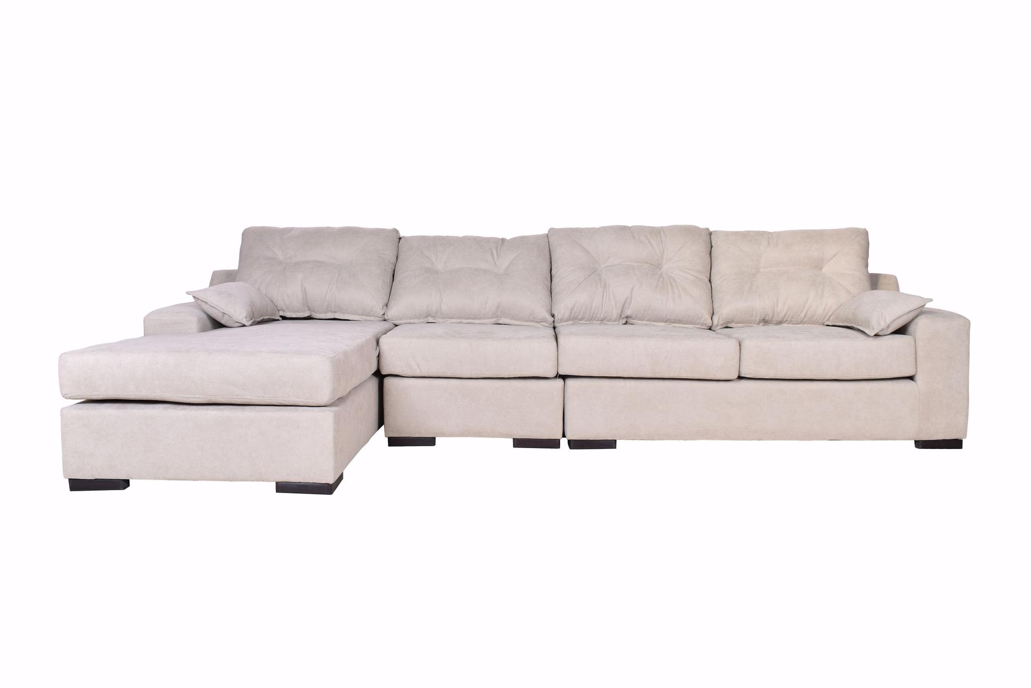 Sofá seccional 4C Izquierdo Masel Liguria Beige Masel | Paris.cl
