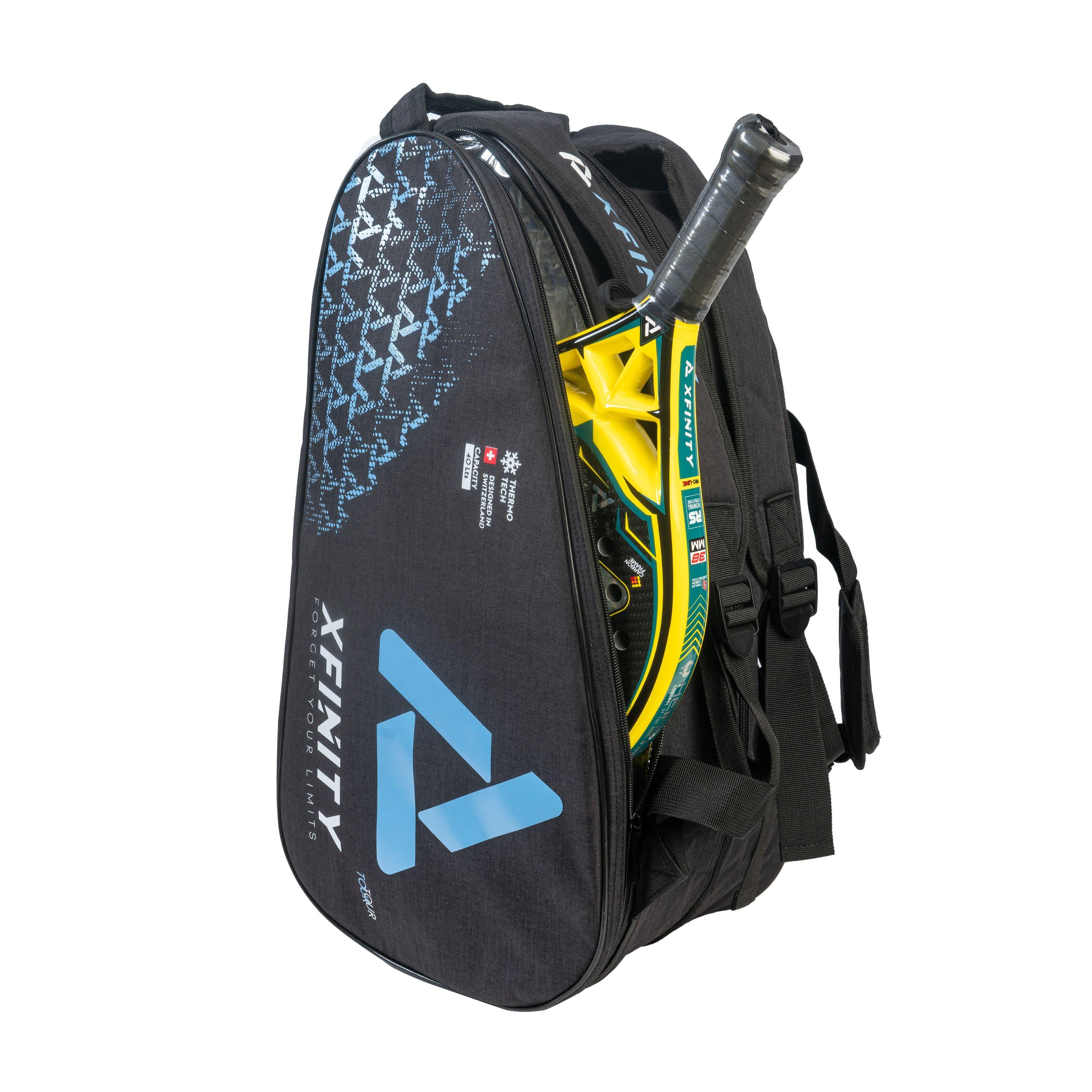 Bolso Padel Xfinity Con Bolsillo Termo 40 Lts Color Negro-2