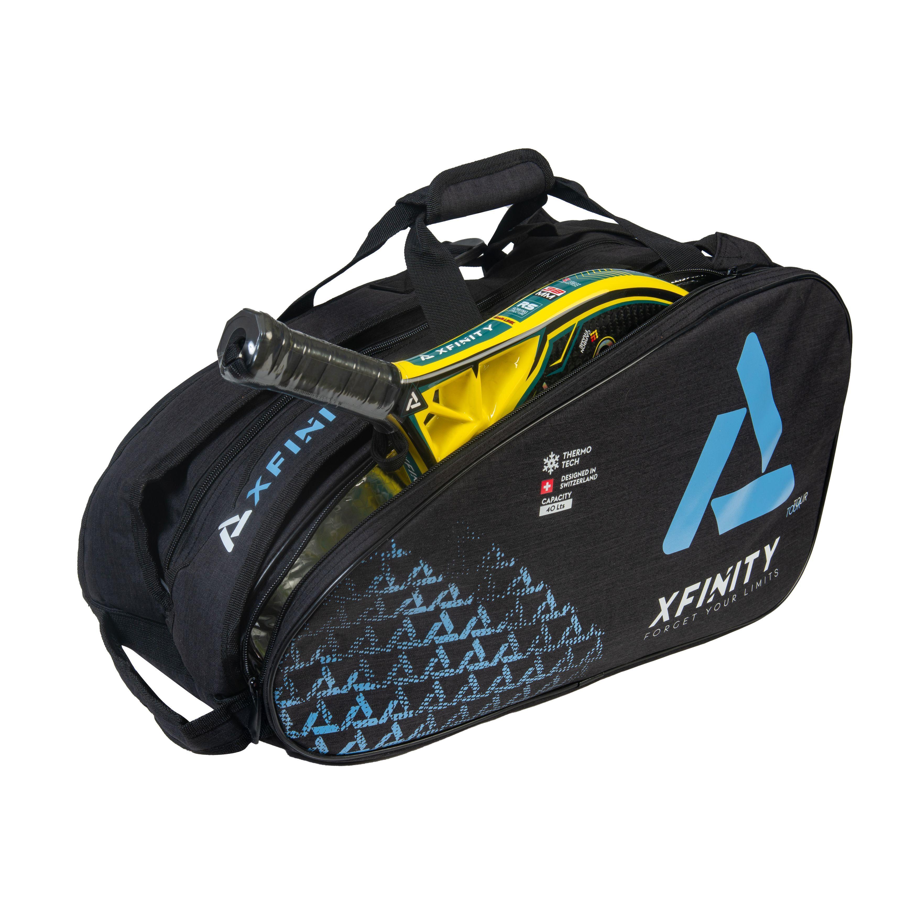 Bolso Padel Xfinity Con Bolsillo Termo 40 Lts Color Negro-3