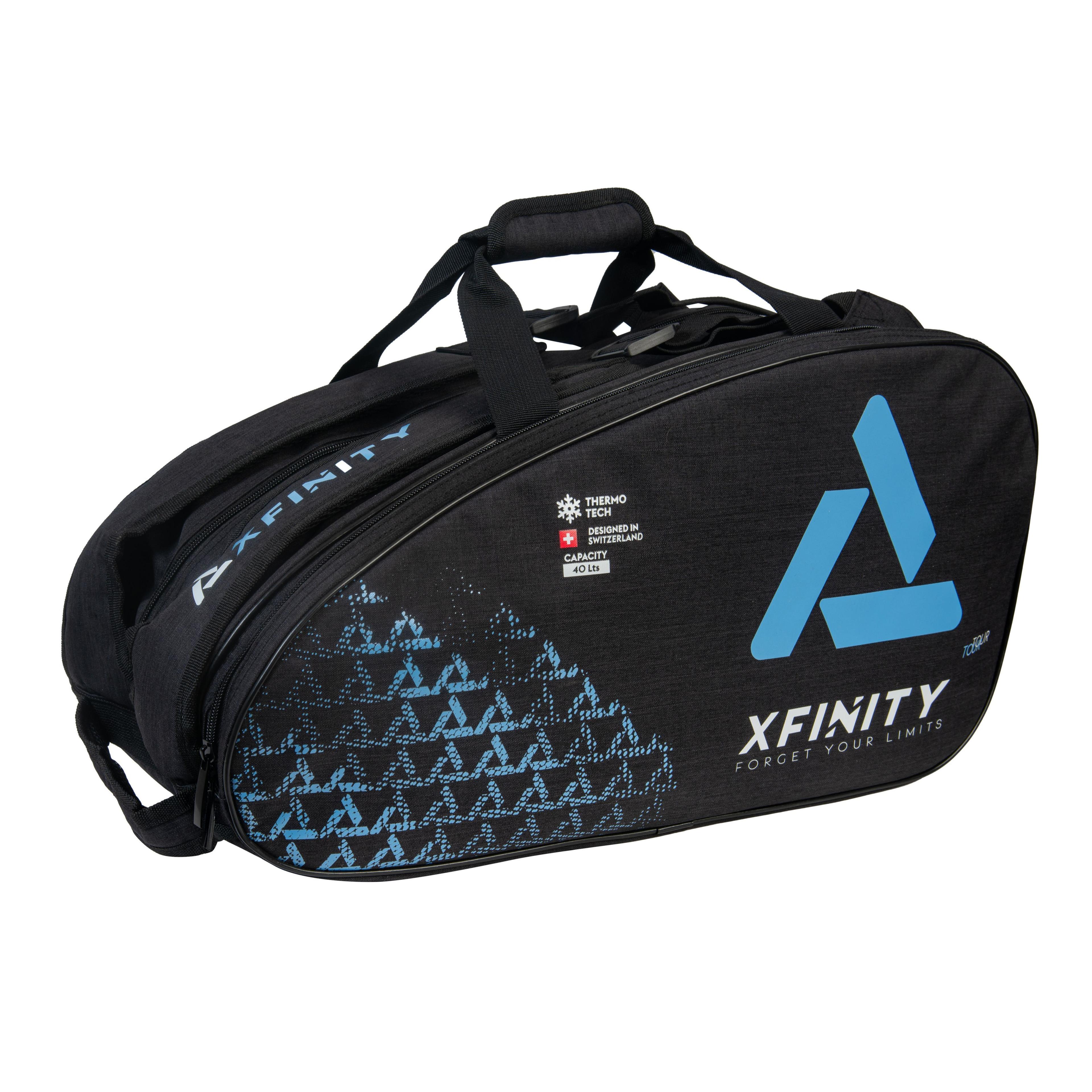 Bolso Padel Xfinity Con Bolsillo Termo 40 Lts Color Negro-4