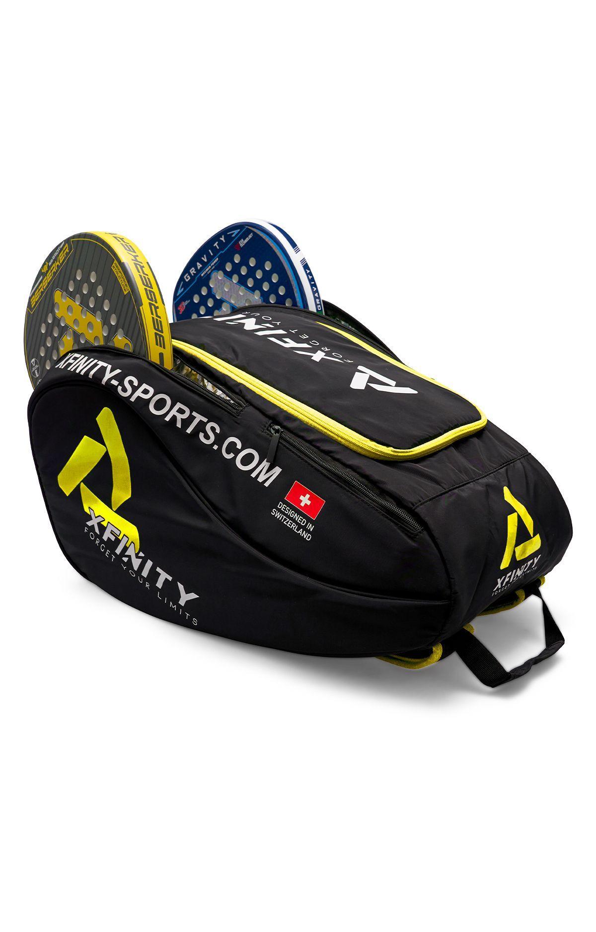 BOLSO PADEL XFINITY CON BOLSILLOS THERMO TECH - Amarillo-0