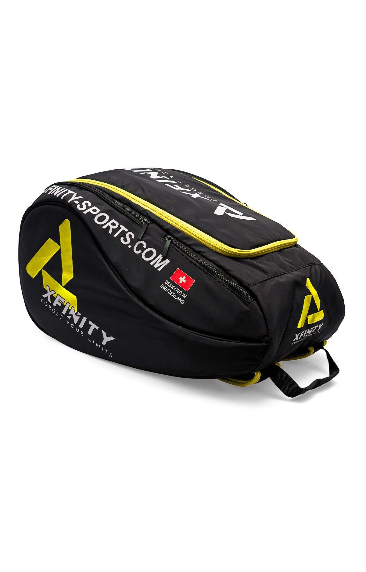 BOLSO PADEL XFINITY CON BOLSILLOS THERMO TECH - Amarillo-2