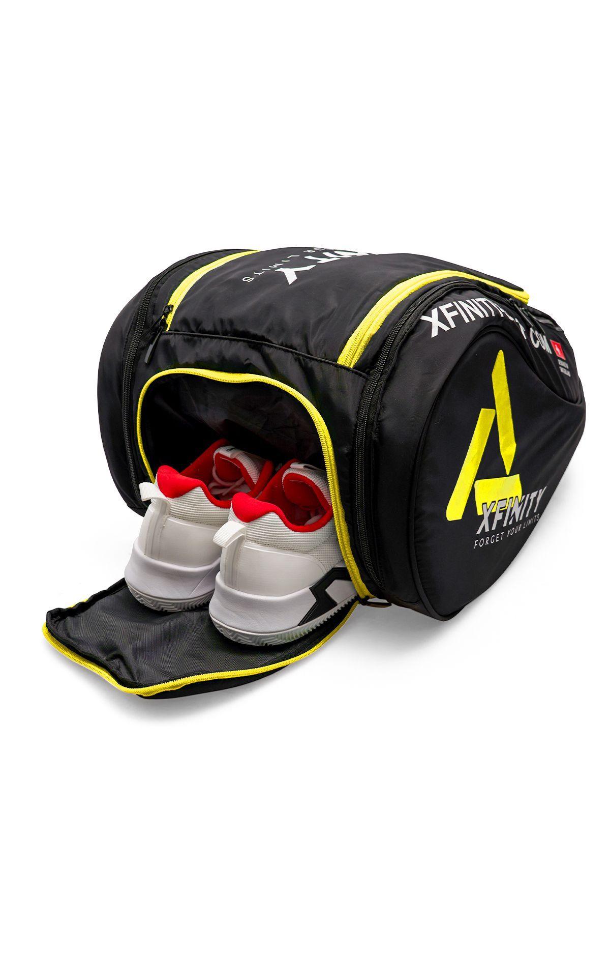 BOLSO PADEL XFINITY CON BOLSILLOS THERMO TECH - Amarillo-1