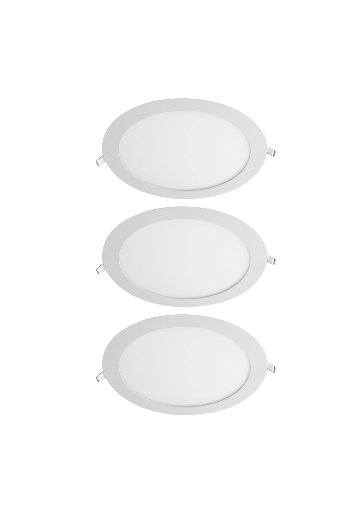 Pack 3 paneles Led empotrados 24W Luz Cálida Dairu-1