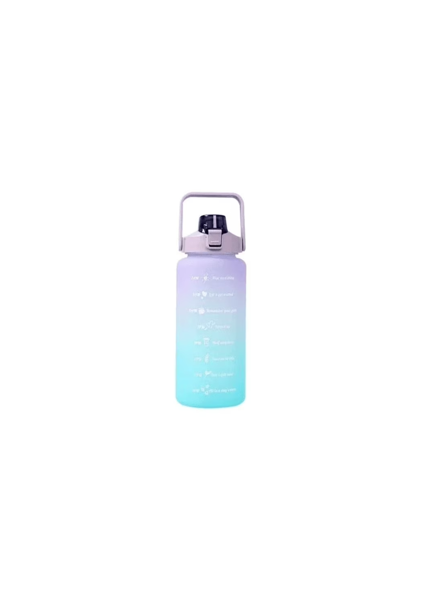 Botella De Agua De 2 Litros motivacional colores-0