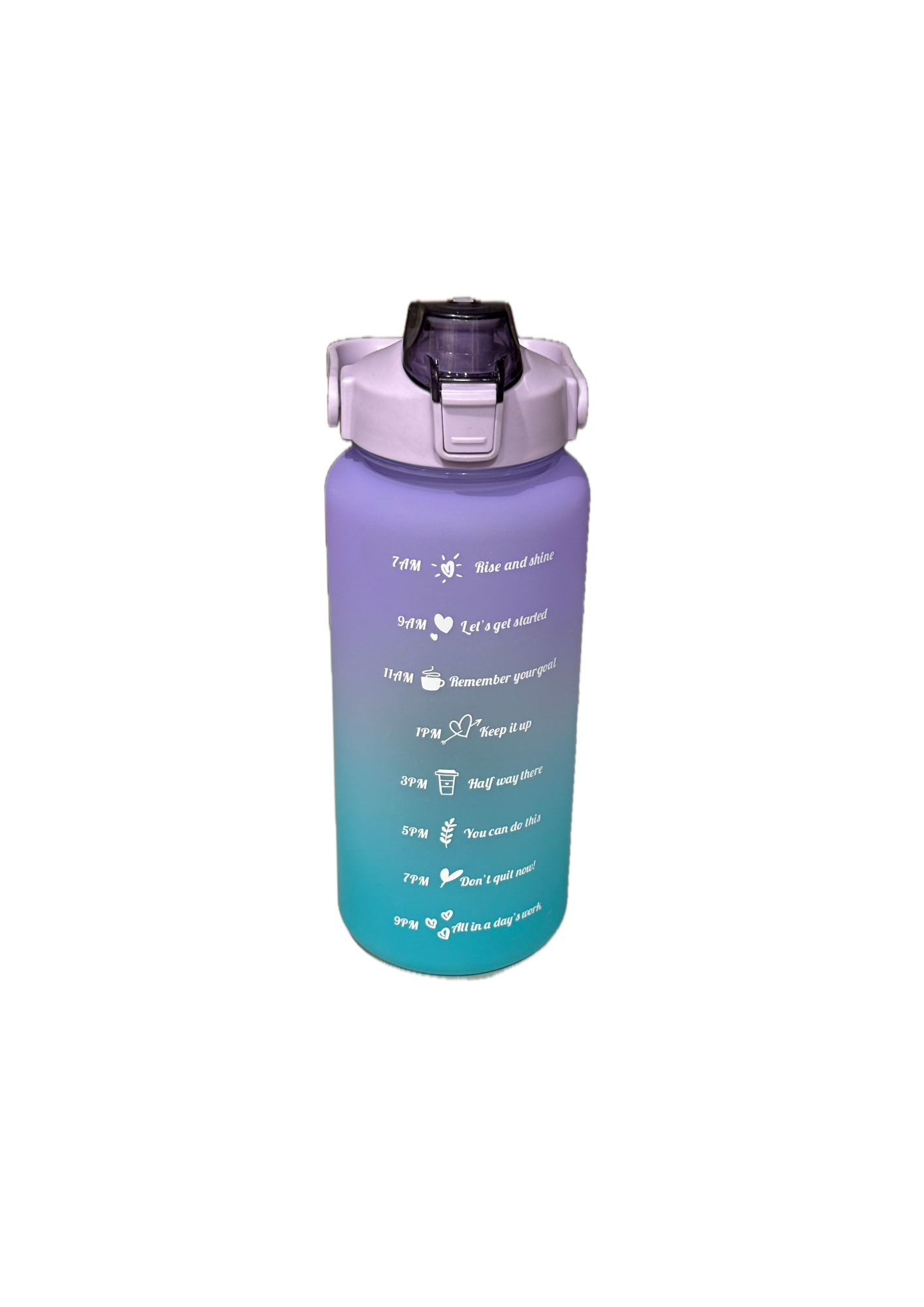 Botella De Agua De 2 Litros motivacional colores-2
