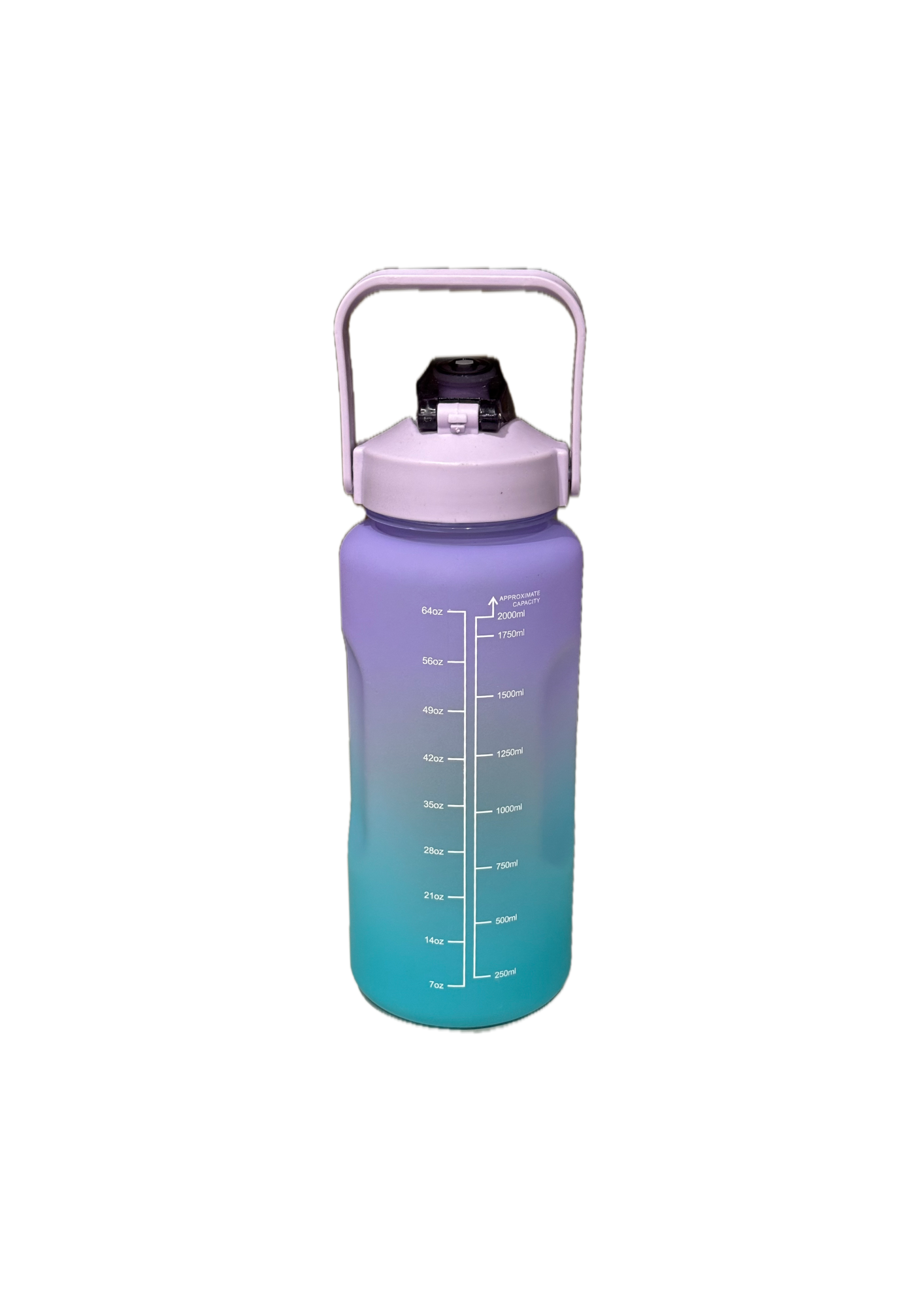 Botella De Agua De 2 Litros motivacional colores-3