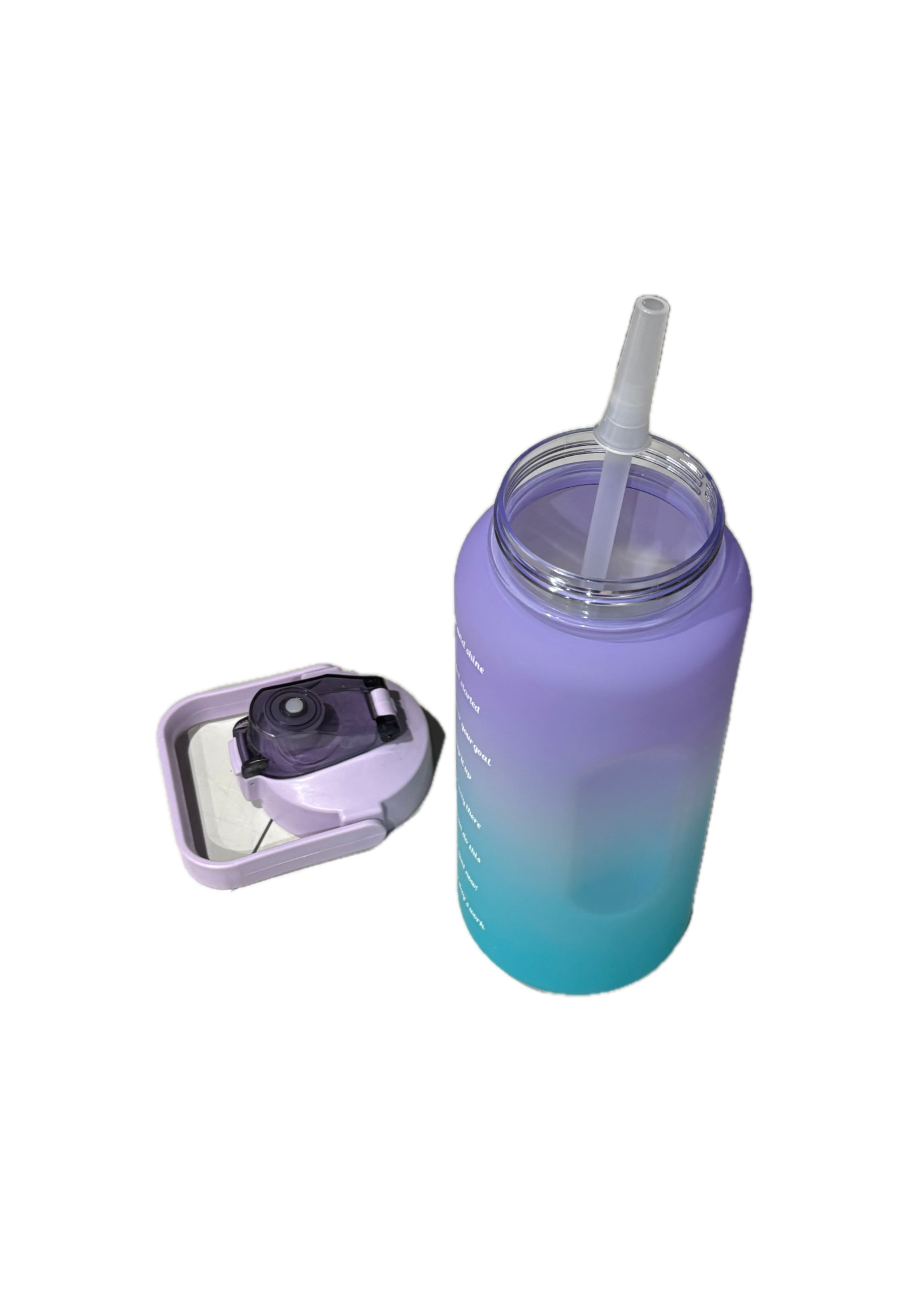 Botella De Agua De 2 Litros motivacional colores-4