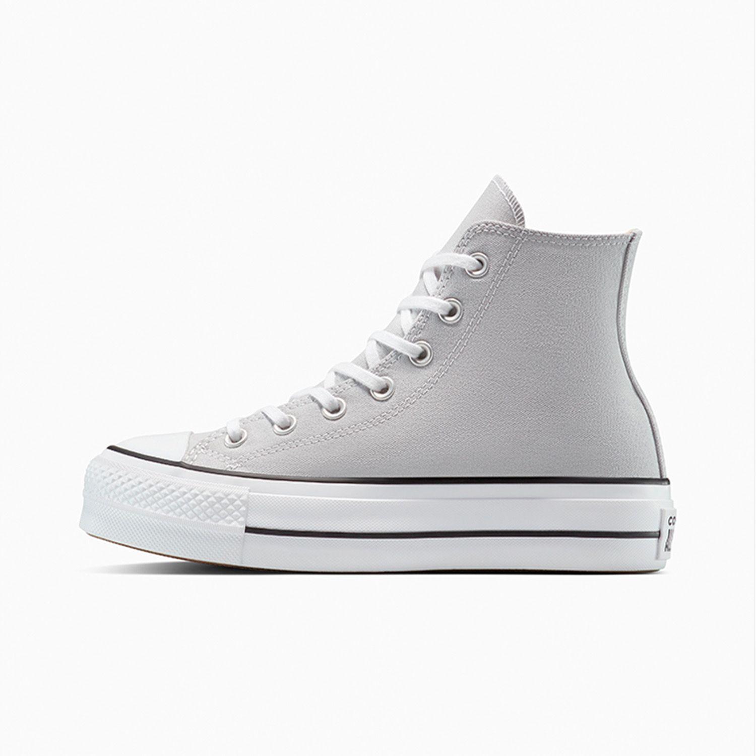 Zapatilla Converse Chuck Taylor All Star Lift Mujer Gris-1