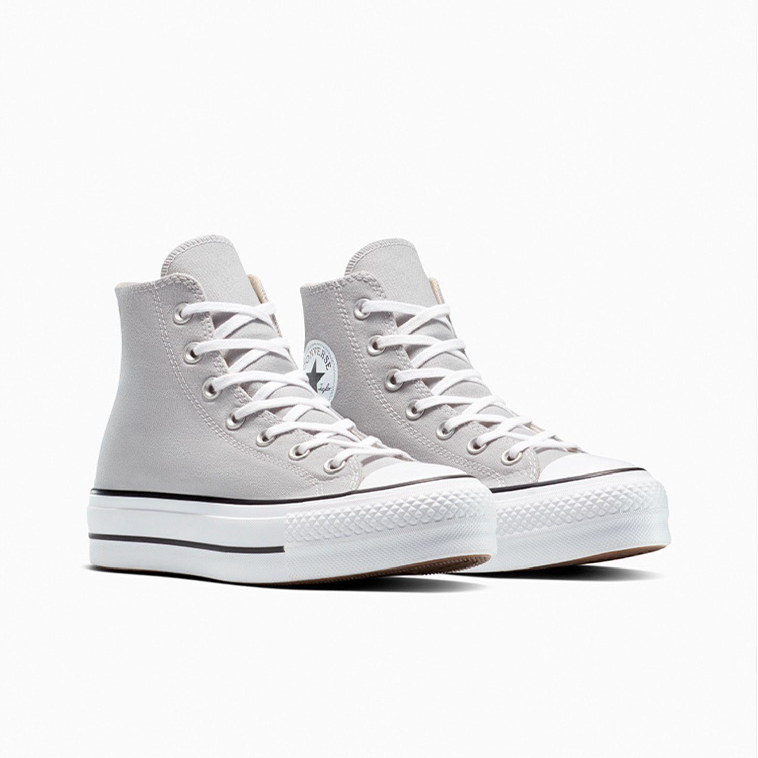Zapatilla Converse Chuck Taylor All Star Lift Mujer Gris-2
