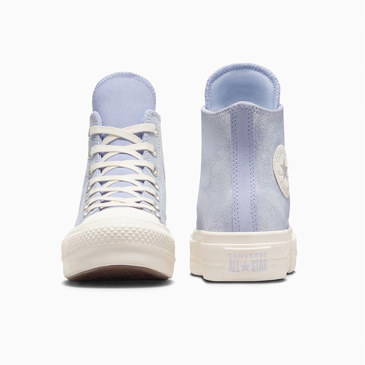 Zapatilla Converse Chuck Taylor All Star Lift Mujer Gris Gamuza-5