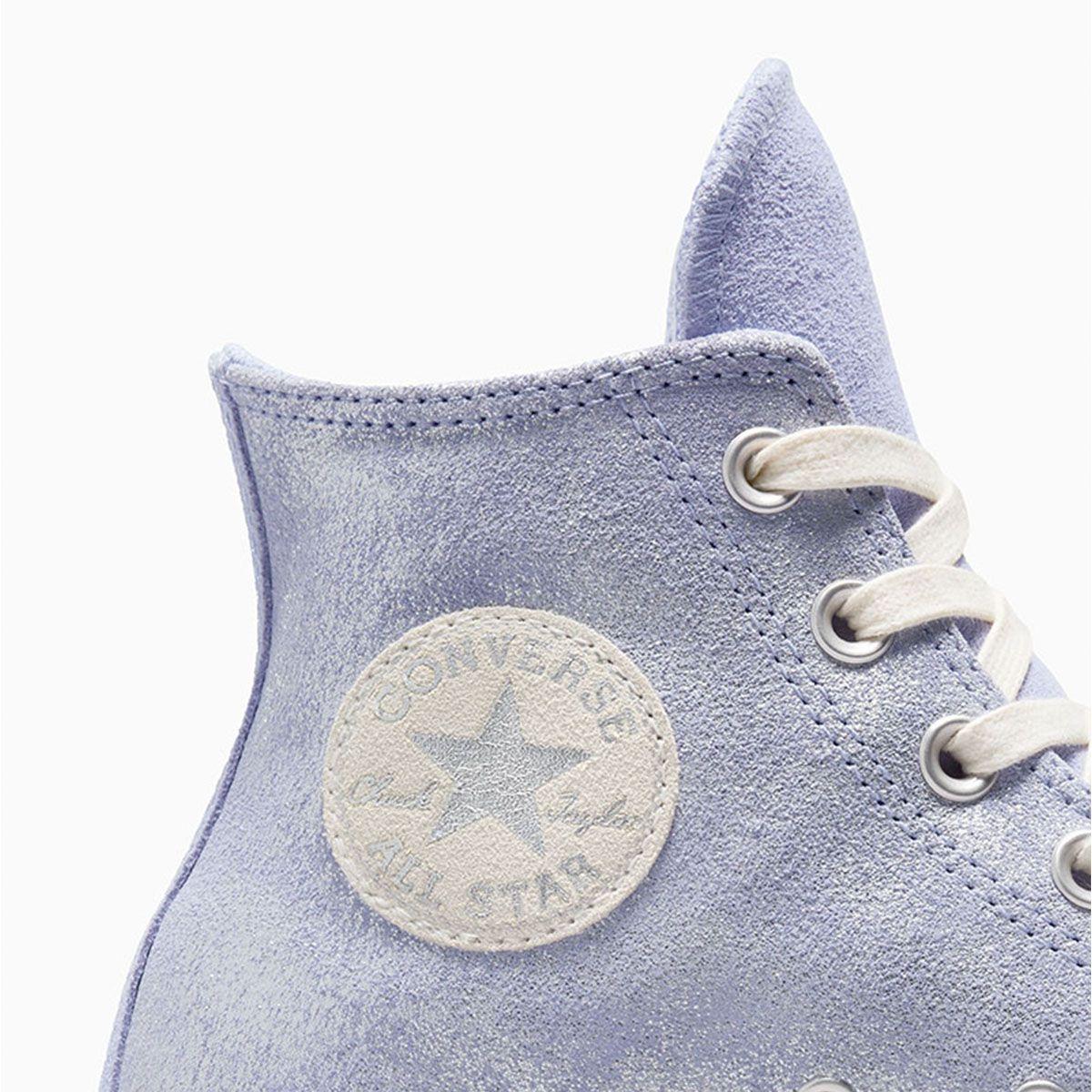 Zapatilla Converse Chuck Taylor All Star Lift Mujer Gris Gamuza-7