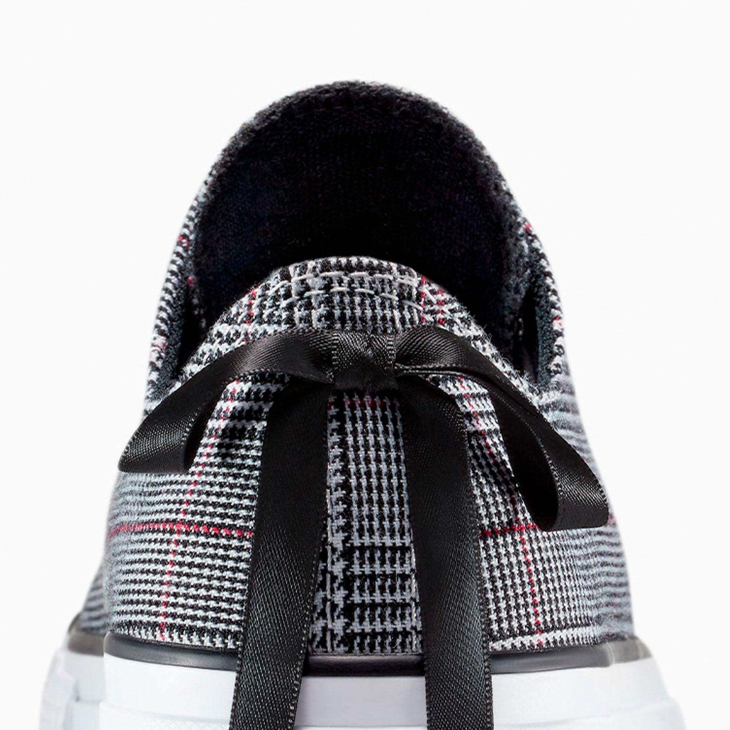 Zapatilla Converse Chuck Taylor All Star Lift Plaid Mujer Negro-5