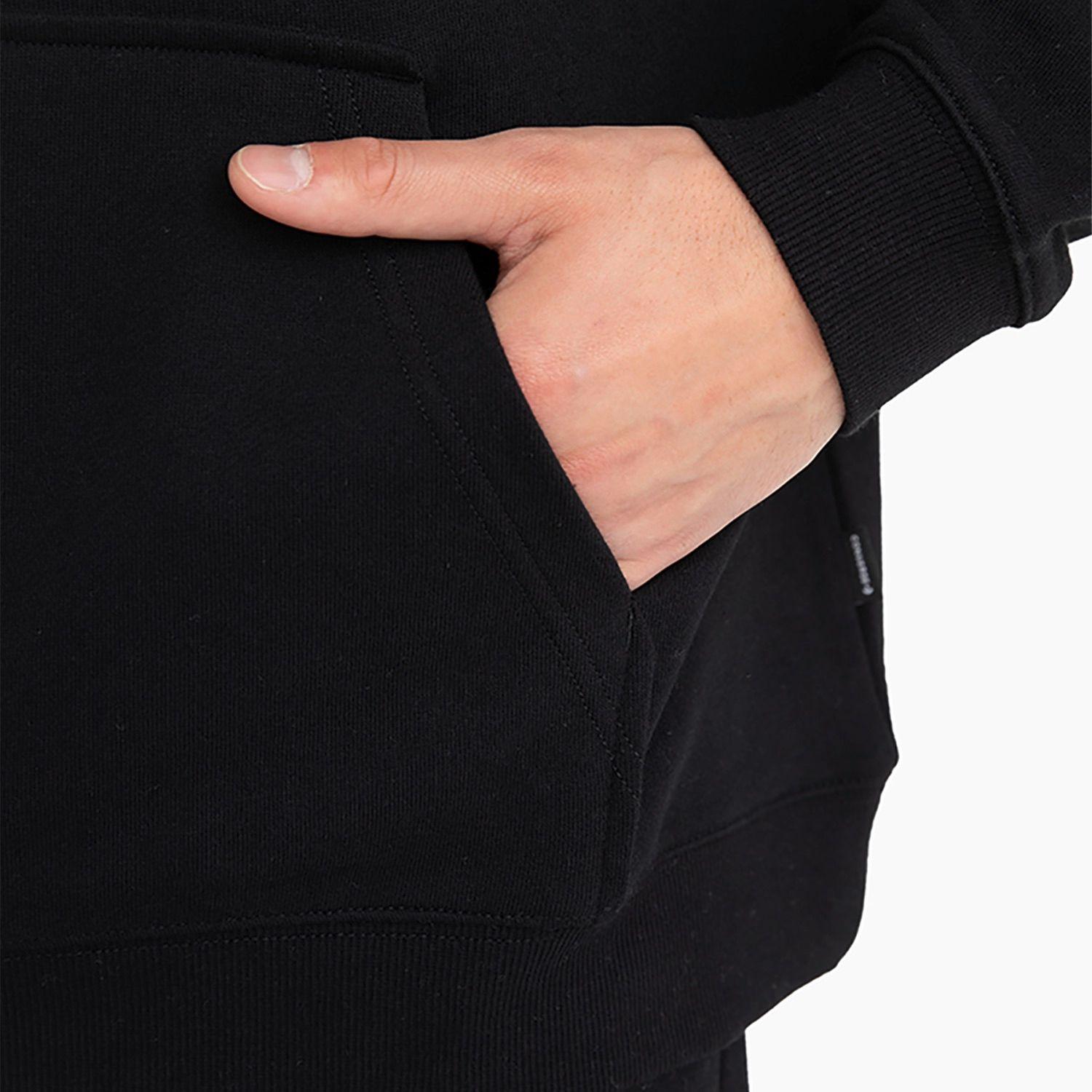 Polerón Converse Hoodie Your Logo Hombre Negro-4
