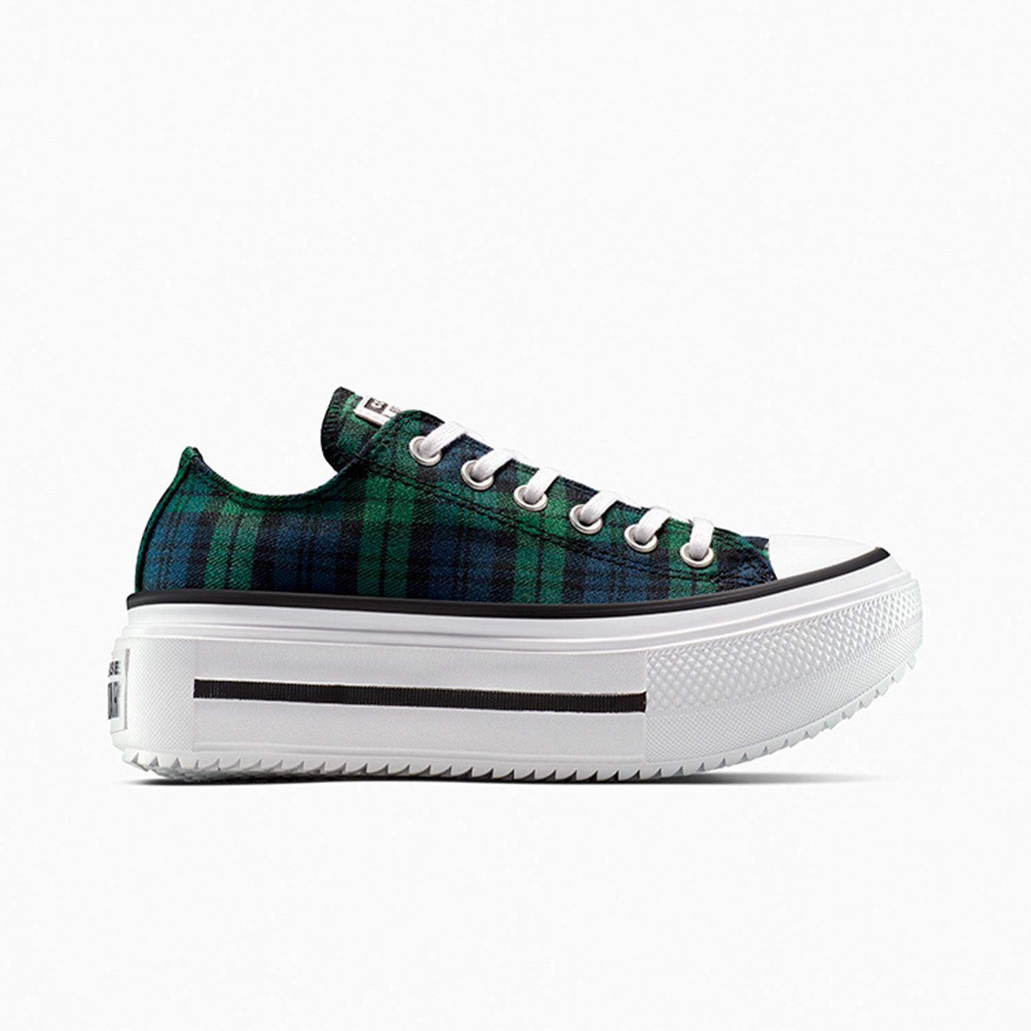 Zapatilla Converse Chuck Taylor All Star Lift Double Stack Plaid Mujer Multicolor-0