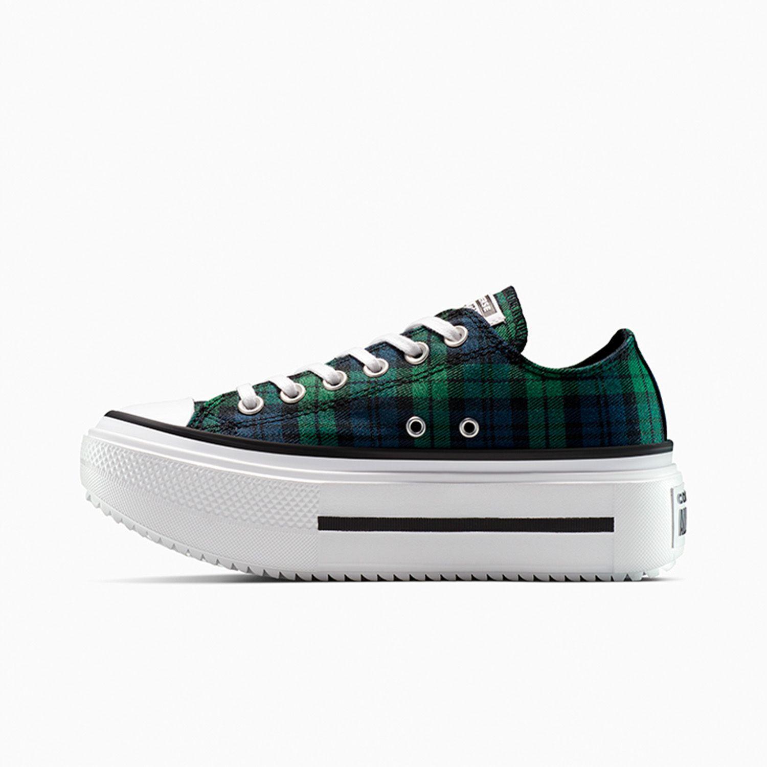 Zapatilla Converse Chuck Taylor All Star Lift Double Stack Plaid Mujer Multicolor-1
