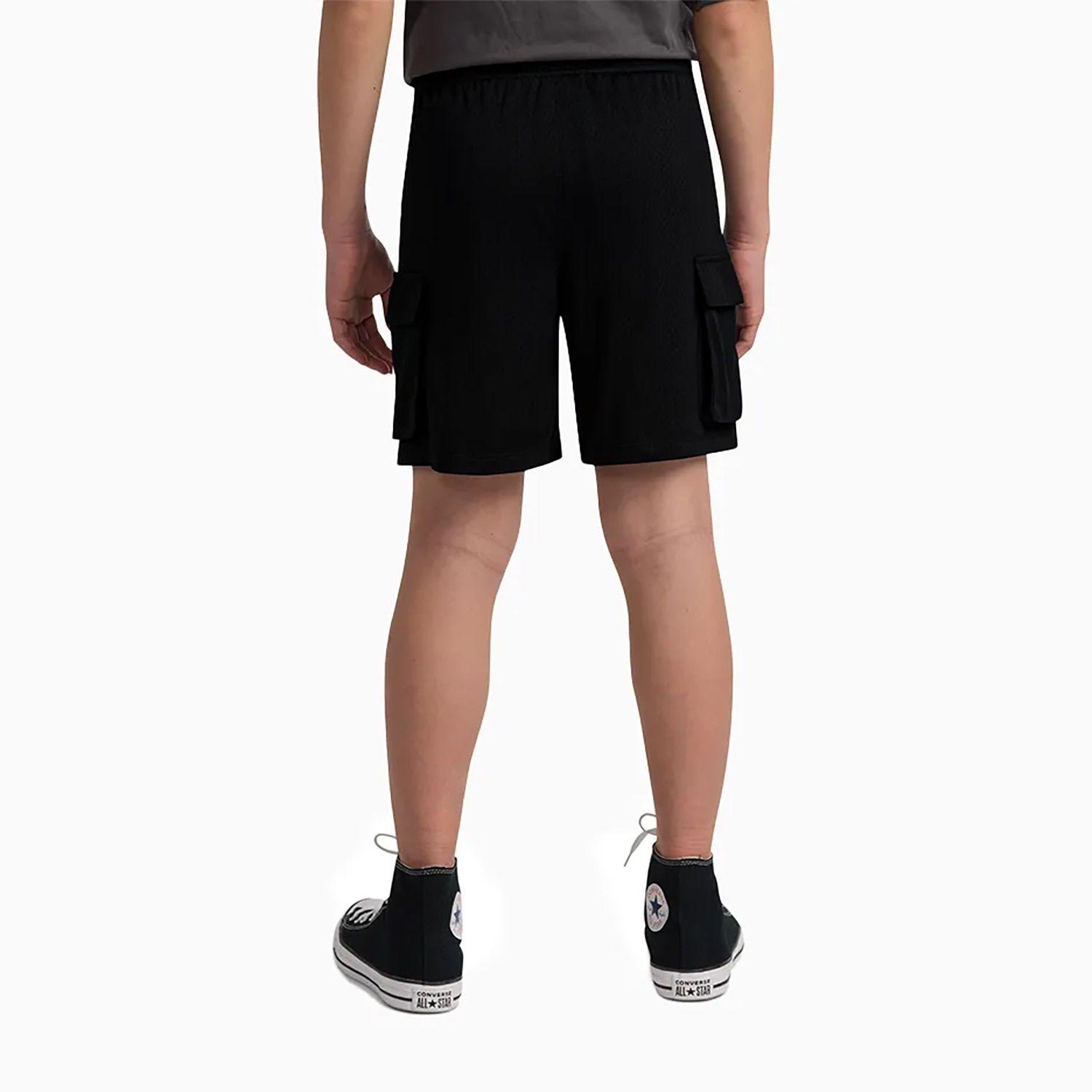 Short Converse Heritage Cargo Niños Negro-1