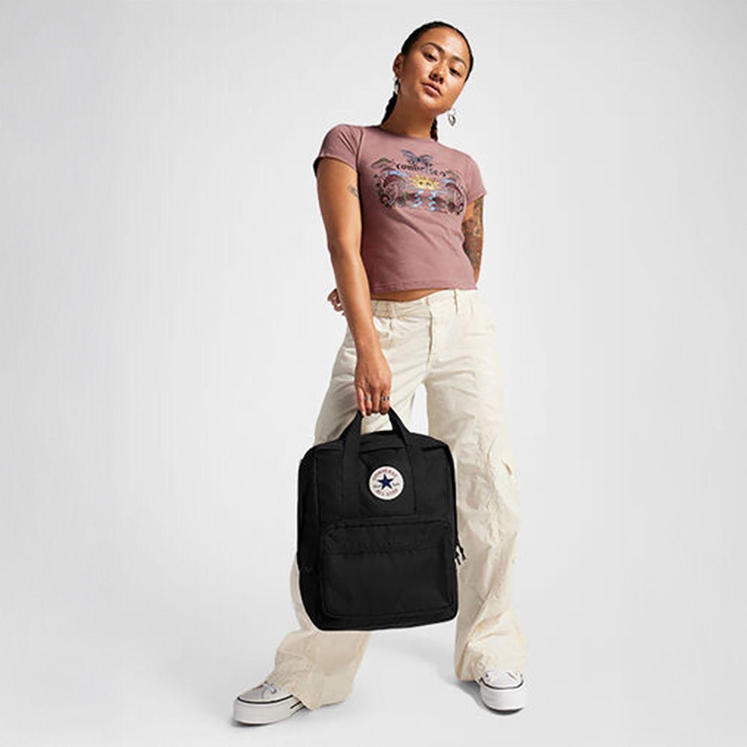 Mochila Converse Small Square Unisex Negro-5