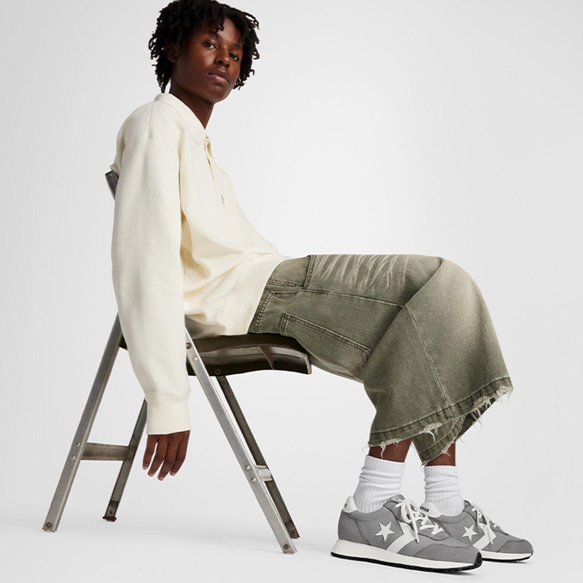 Zapatilla Converse Omega Trainer Unisex Gris/Blanco-8