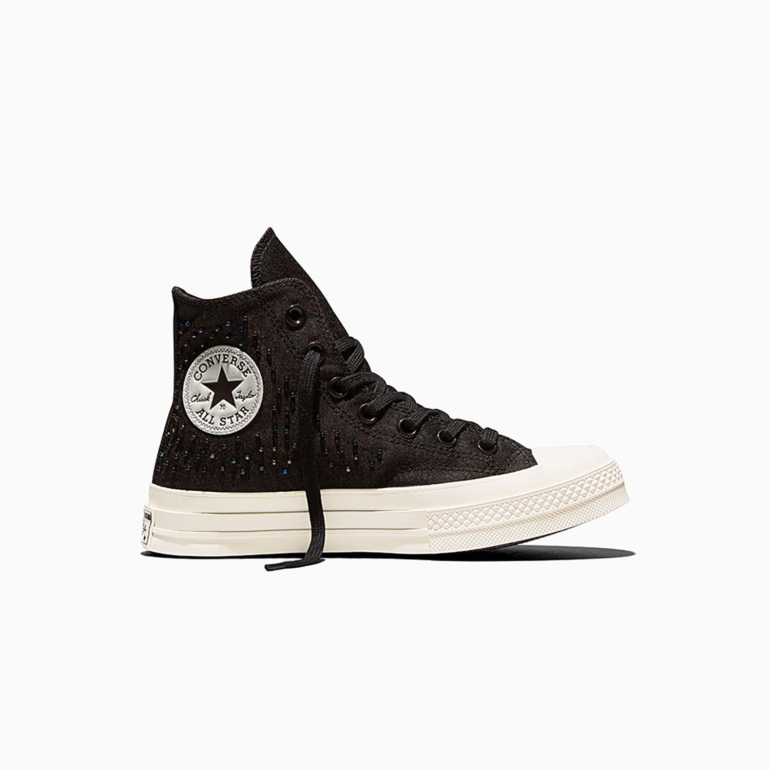 Zapatilla Converse Chuck 70 Mujer Negro Caña Alta-0