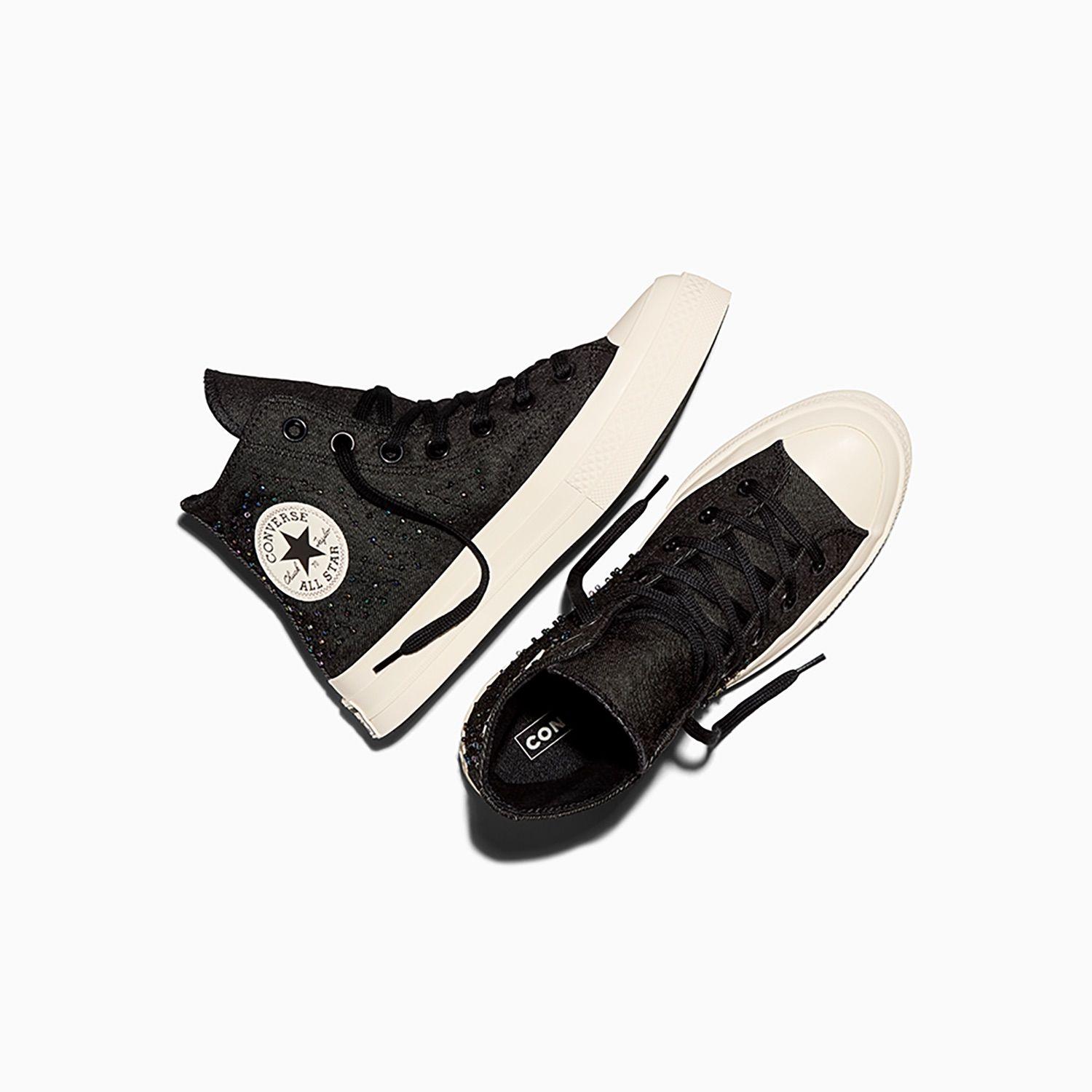 Zapatilla Converse Chuck 70 Mujer Negro Caña Alta-2