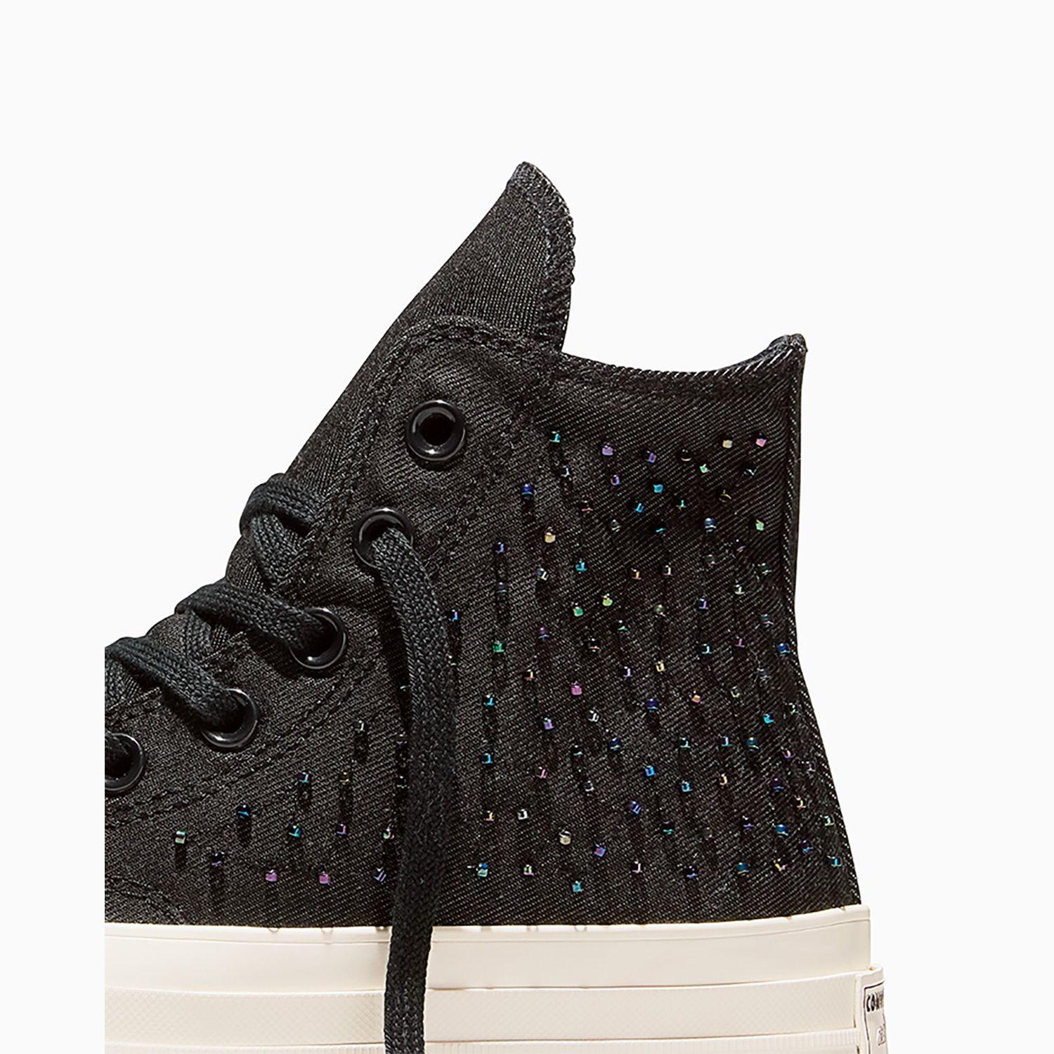 Zapatilla Converse Chuck 70 Mujer Negro Caña Alta-6