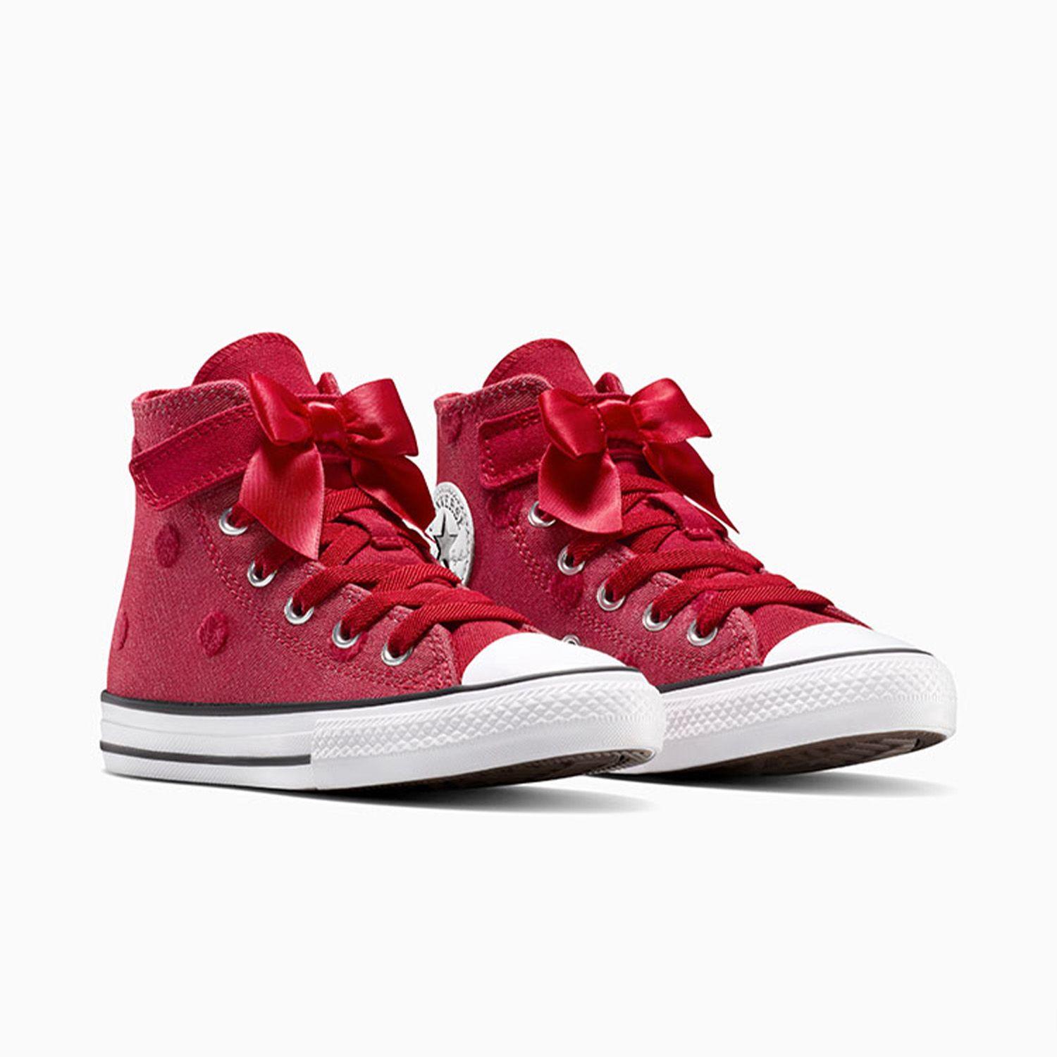 Zapatilla Converse Chuck Taylor All Star 1V Niños Rojo-3