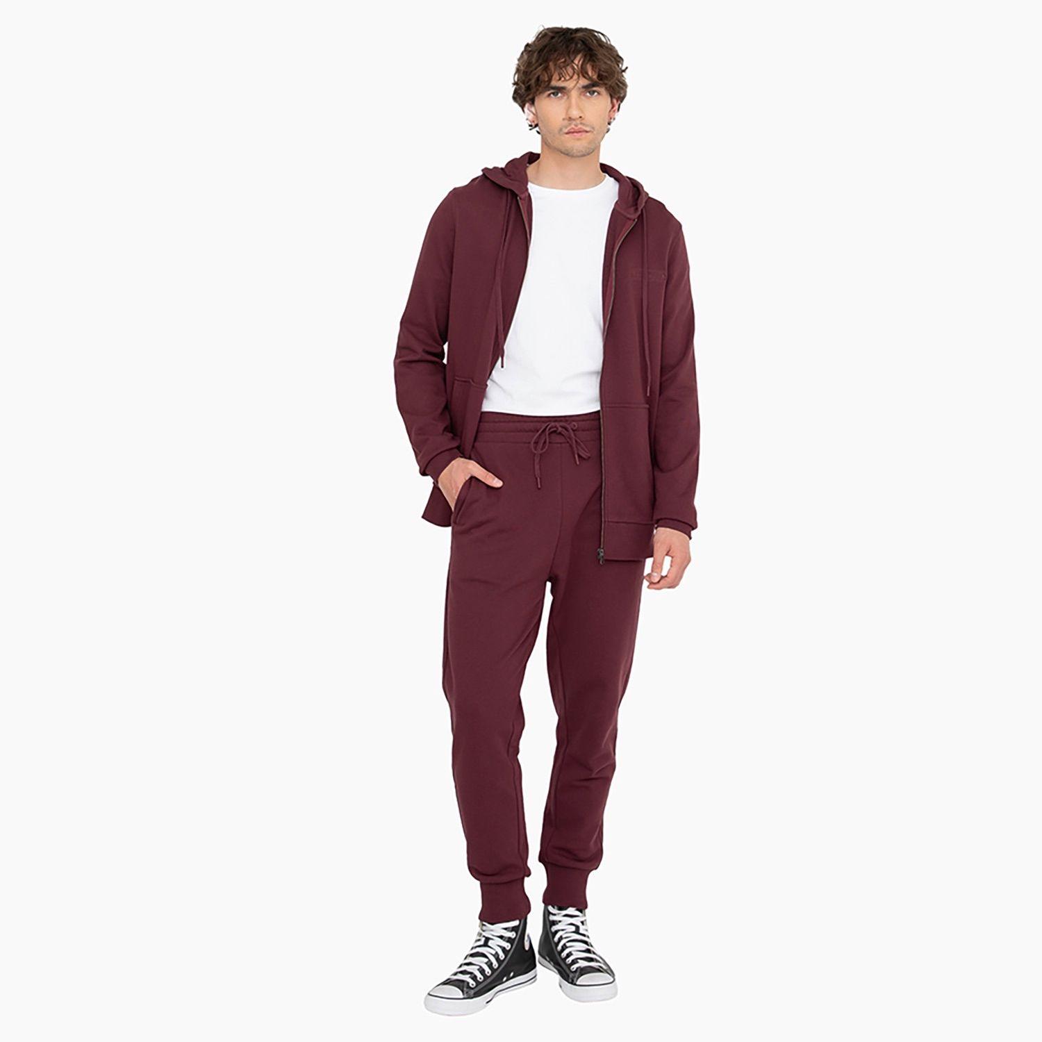 Pantalón Converse Your Logo Hombre Morado-4