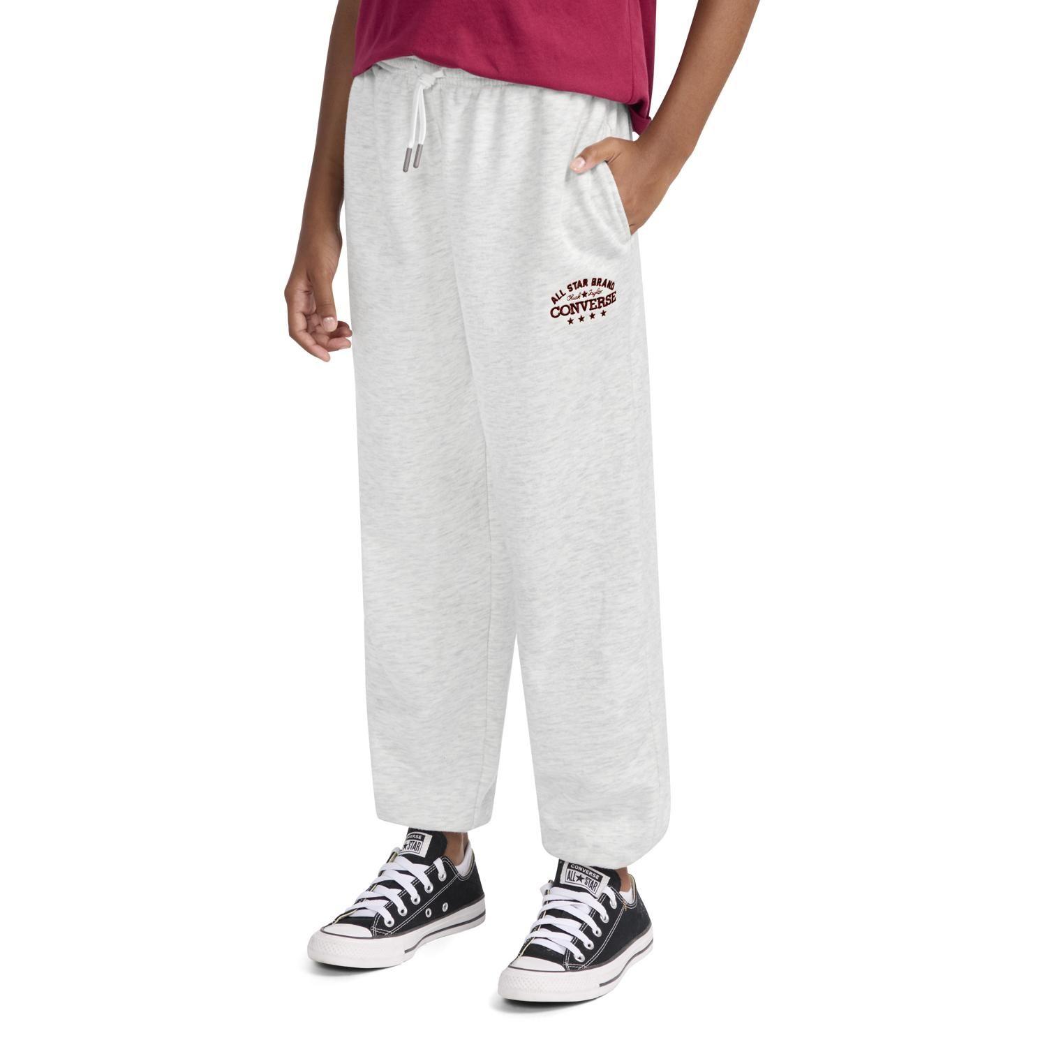 Pantalón Converse Relaxed Knit Jr. Niños Gris-0