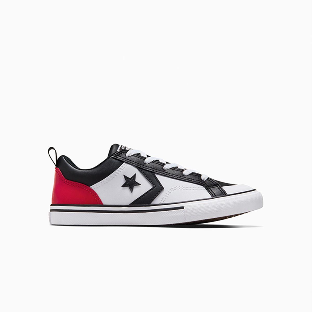Zapatilla Converse Pro Blaze Niños Blanco/Negro/Rojo-0
