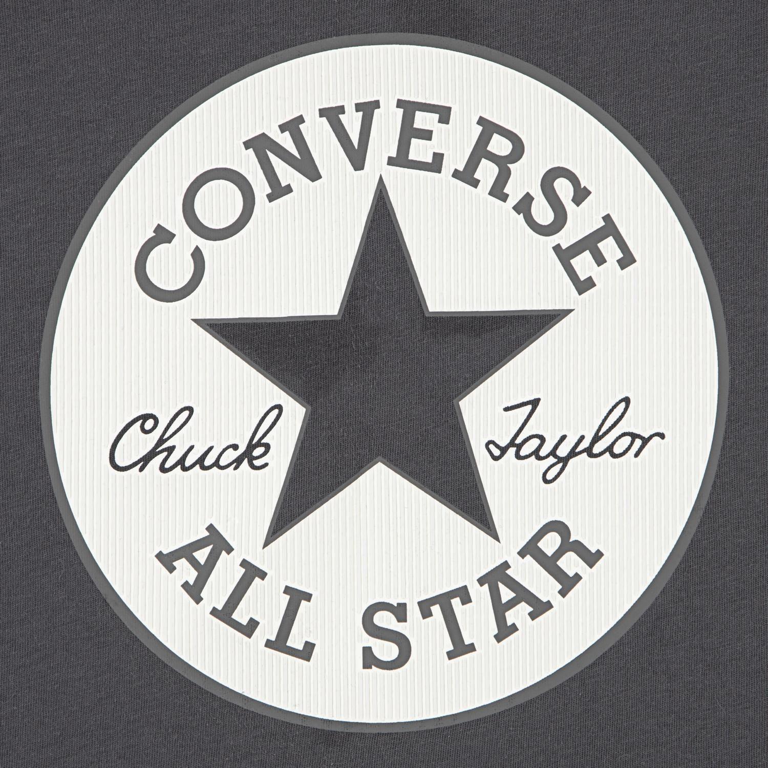 Polera Converse Diected M/C Jr. Niños Negro-2