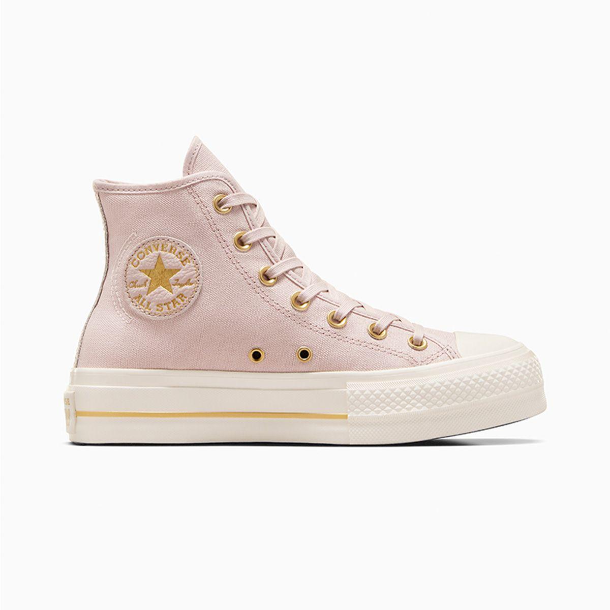 Zapatilla Converse Chuck Taylor All Star Lift Mujer Rosado Claro Caña Alta-0