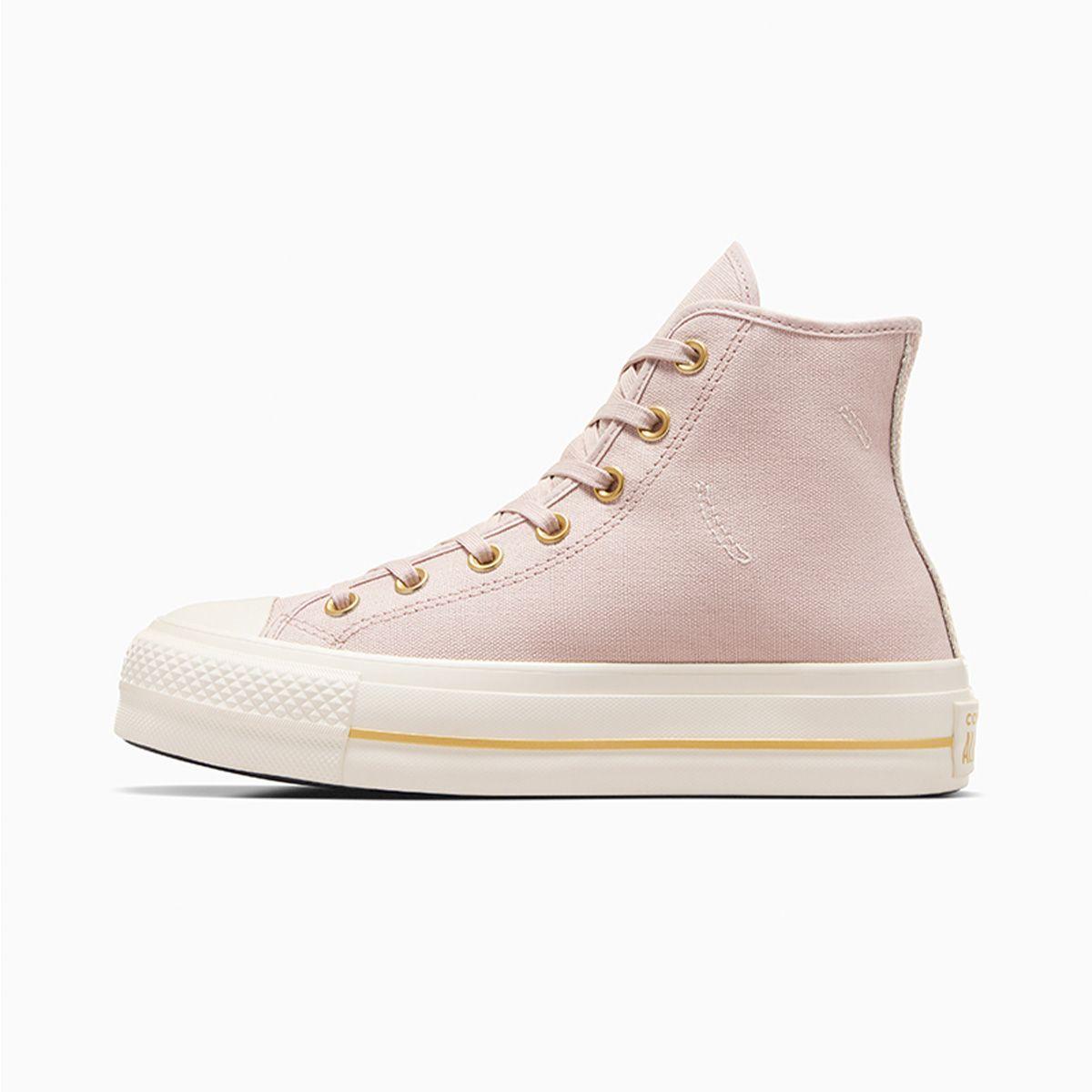 Zapatilla Converse Chuck Taylor All Star Lift Mujer Rosado Claro Caña Alta-1