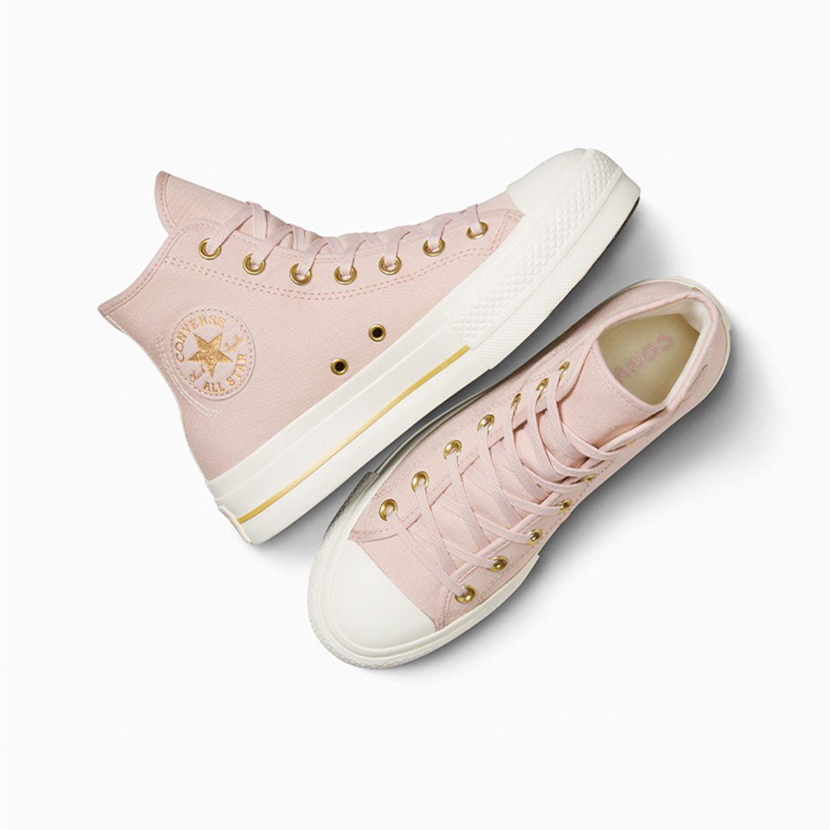 Zapatilla Converse Chuck Taylor All Star Lift Mujer Rosado Claro Caña Alta-3