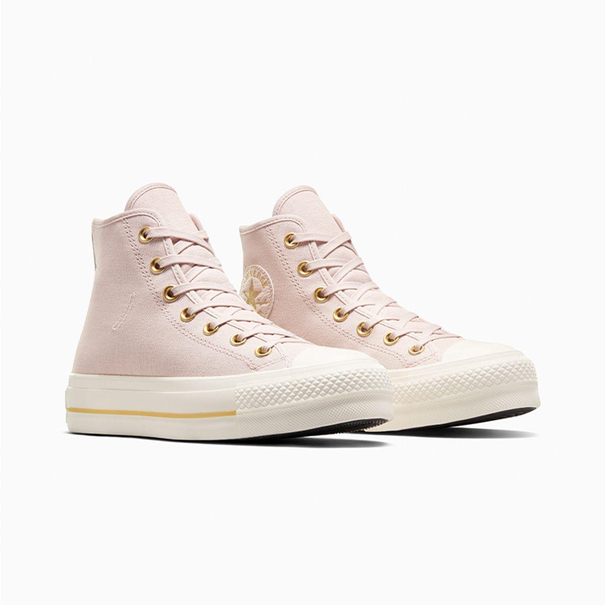 Zapatilla Converse Chuck Taylor All Star Lift Mujer Rosado Claro Caña Alta-4