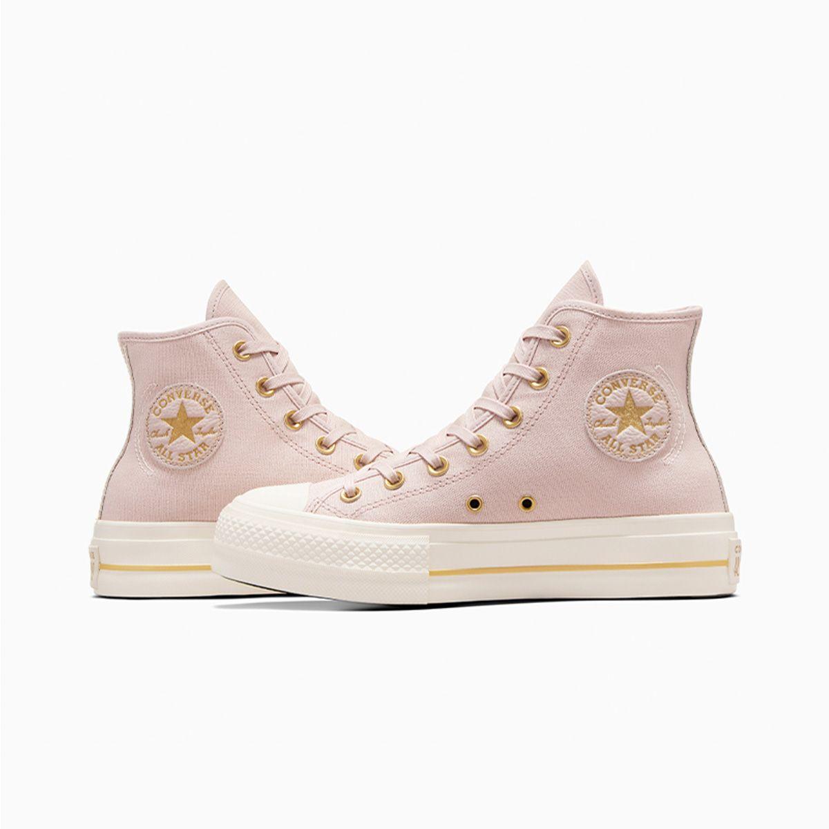 Zapatilla Converse Chuck Taylor All Star Lift Mujer Rosado Claro Caña Alta-6