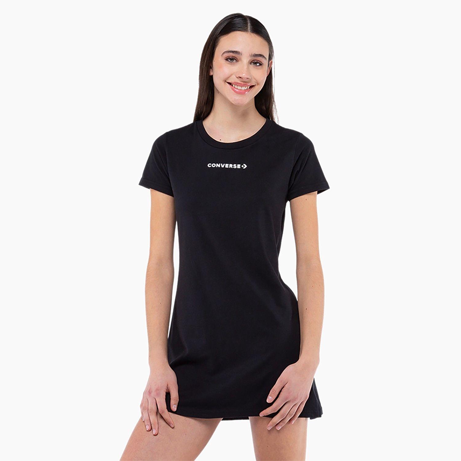 Vestido Converse Your Logo Mujer Negro-0