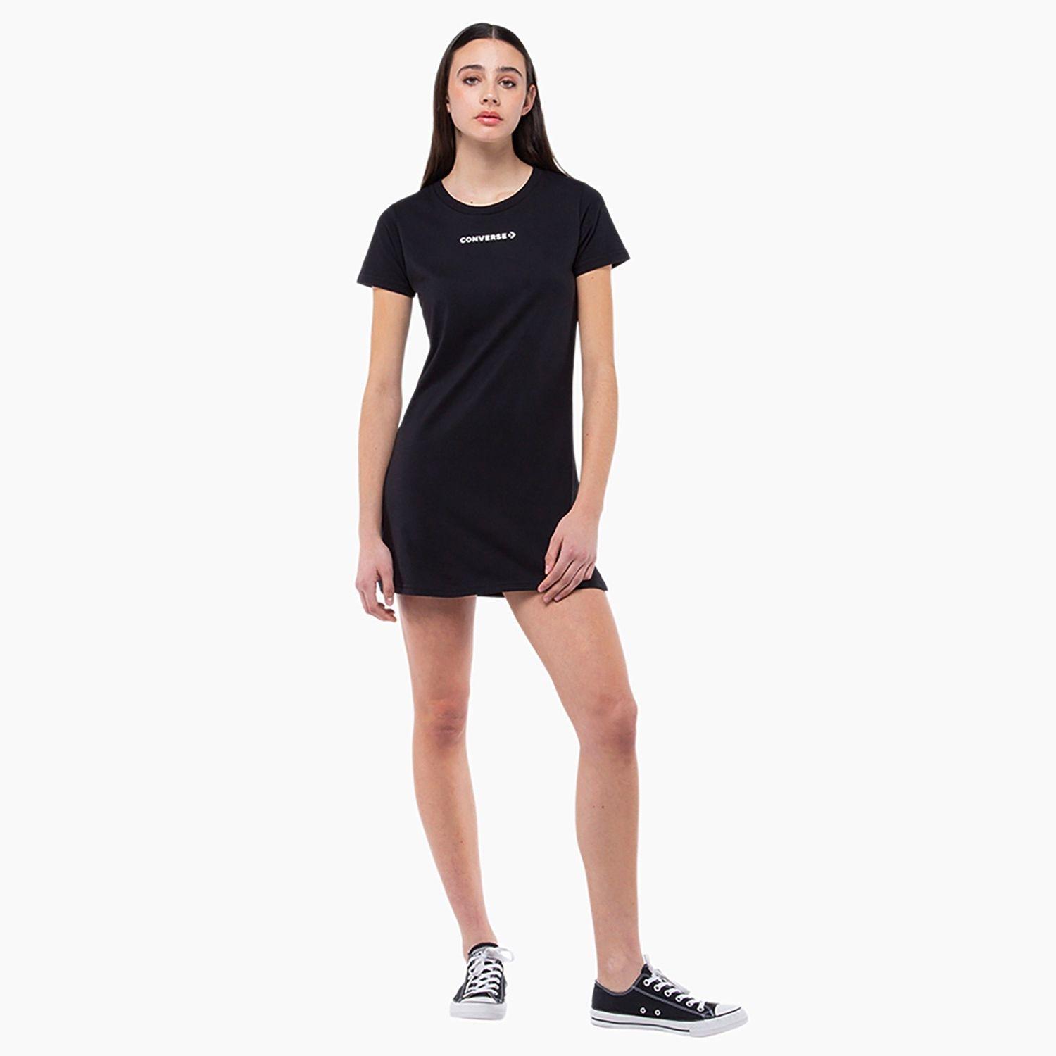 Vestido Converse Your Logo Mujer Negro-4