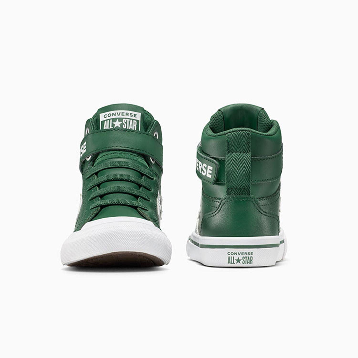Zapatilla Converse Pro Blaze Strap Niños Verde-4