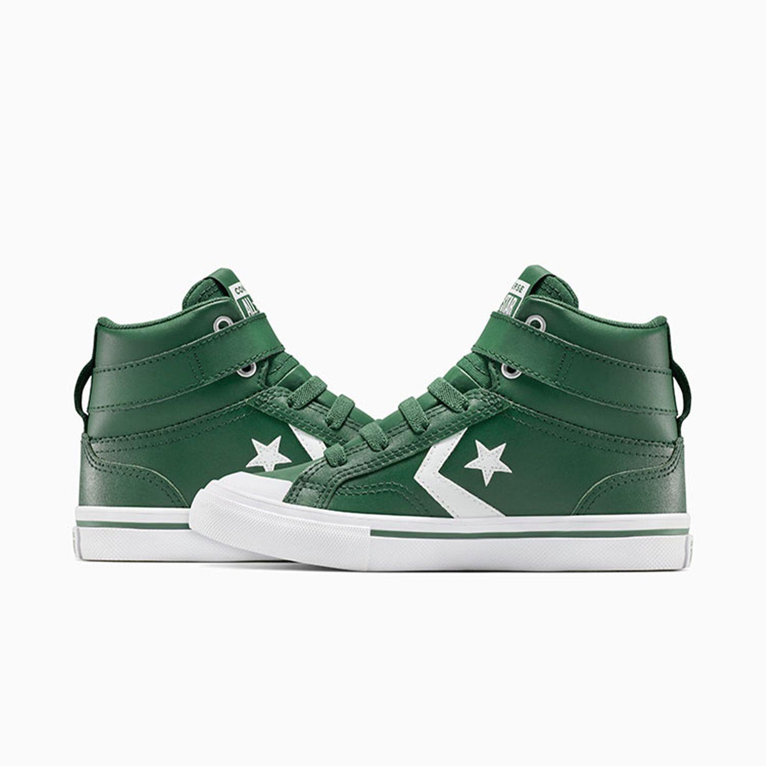 Zapatilla Converse Pro Blaze Strap Niños Verde-5