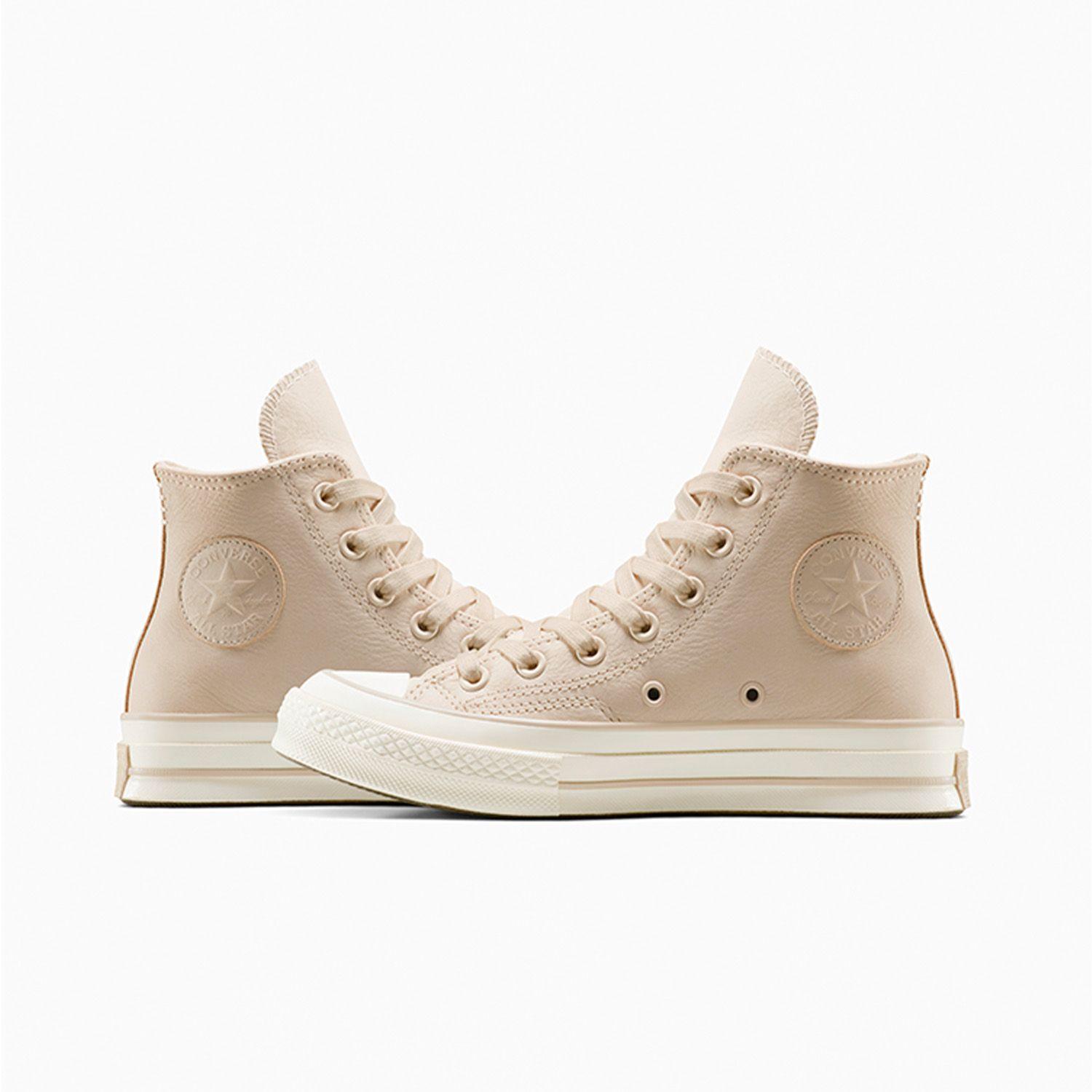 Zapatilla Converse Chuck 70 Crafted Color Suede Mujer Café Claro-5