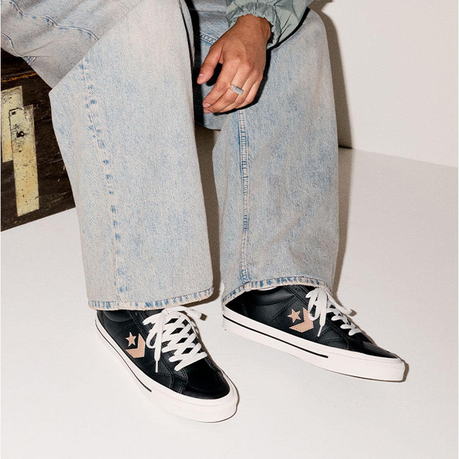 Zapatilla Converse Sport Casual Hombre Negro-7