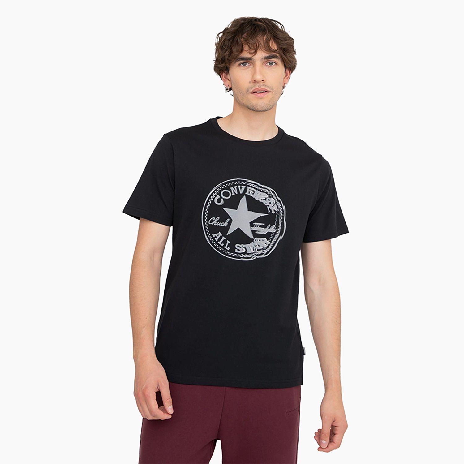 Polera Converse Destroy M/C Hombre Negro-0