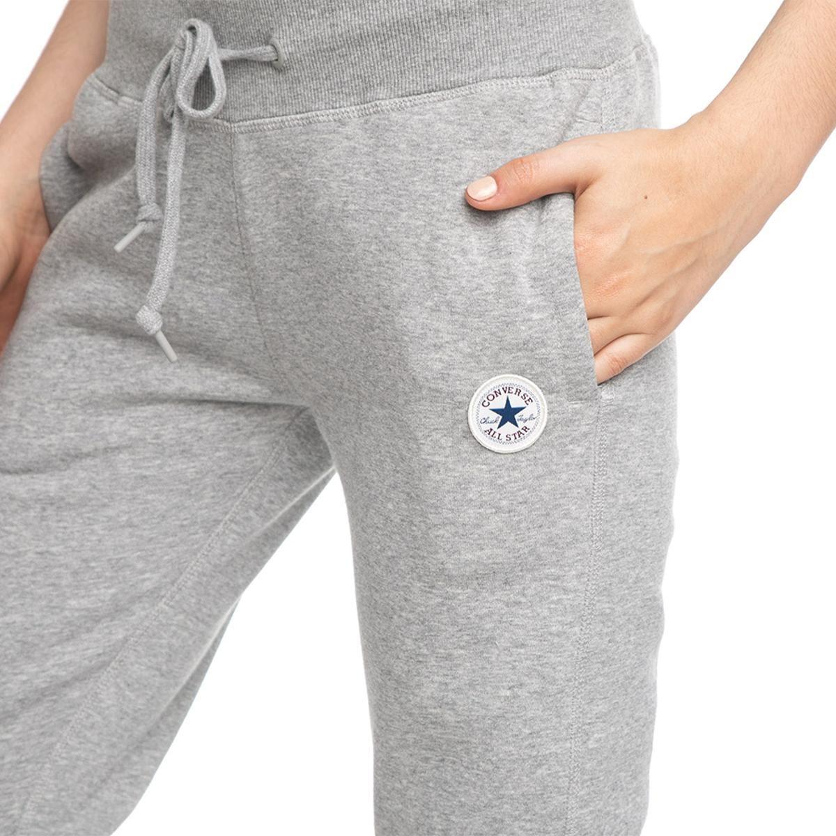 Pantalón Converse Core Chuck Patch Mujer Gris-2