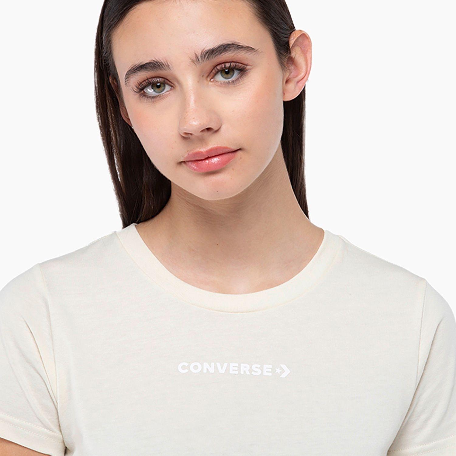 Vestido Converse Your Logo Mujer Crema-2