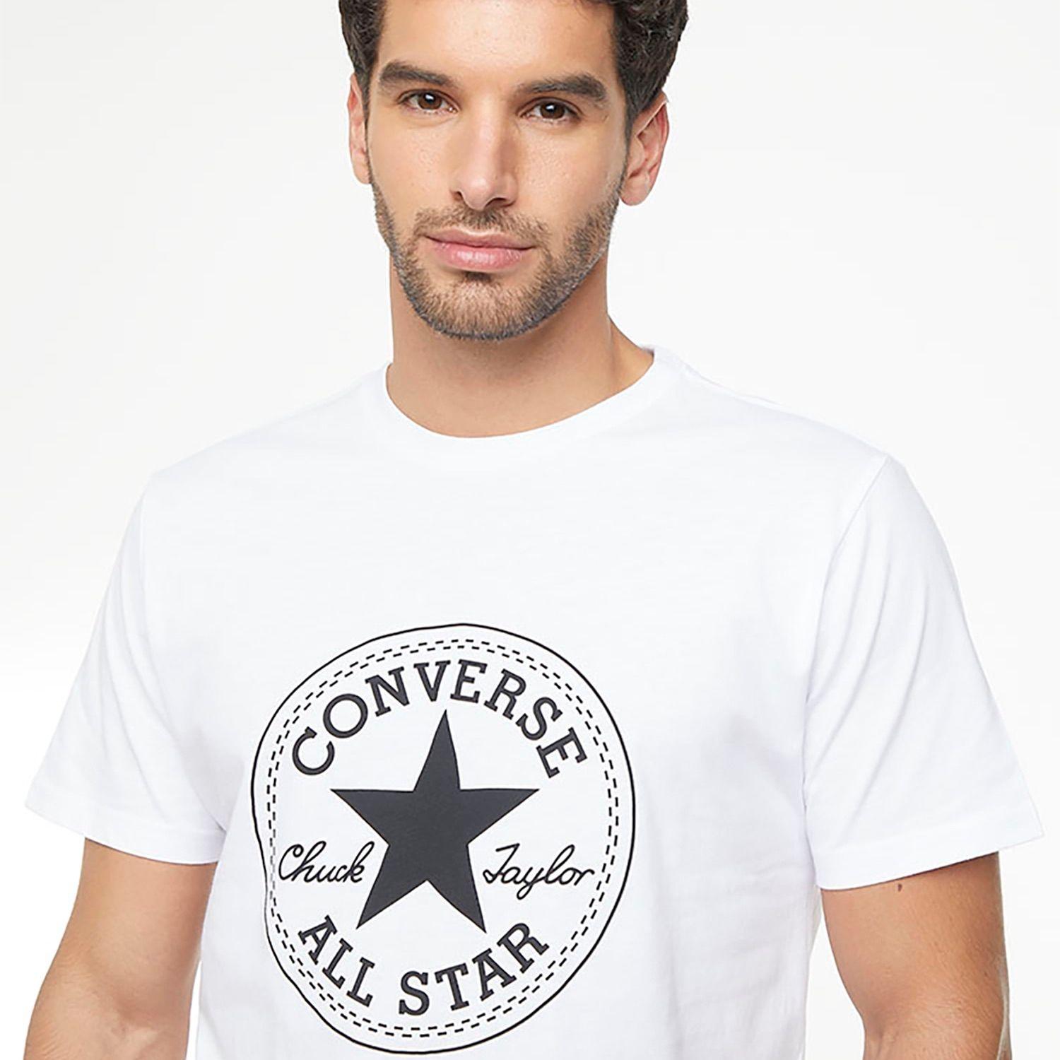 Polera Converse Chuck Patch Hombre Blanco-2