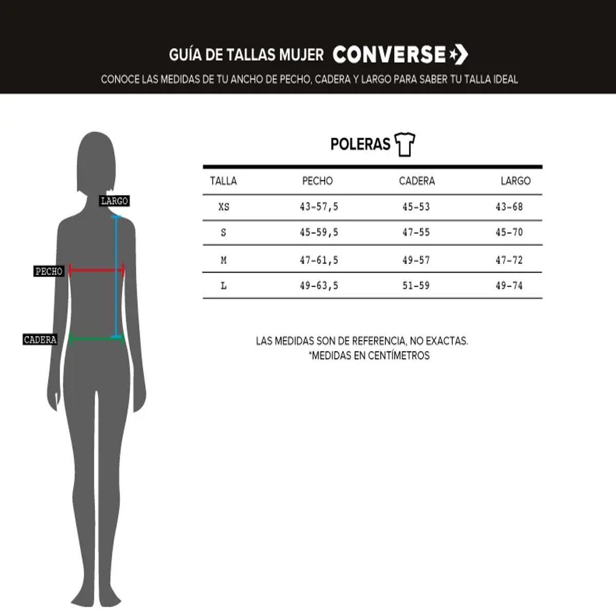 Polera Converse Chuck Patch Classic Mujer Blanco-4