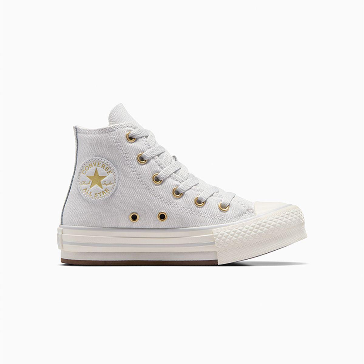 Zapatilla Converse Chuck Taylor All Star EVA Lift Niños Gris-0